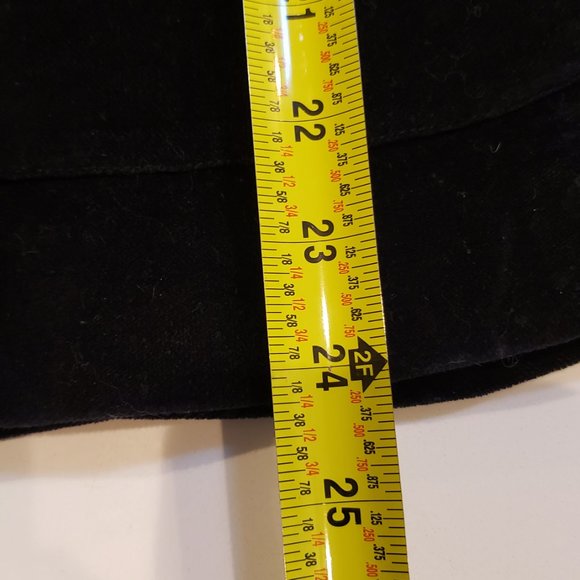 London Jean Black Velvet blazer with bronze buttons - Picture 13 of 15